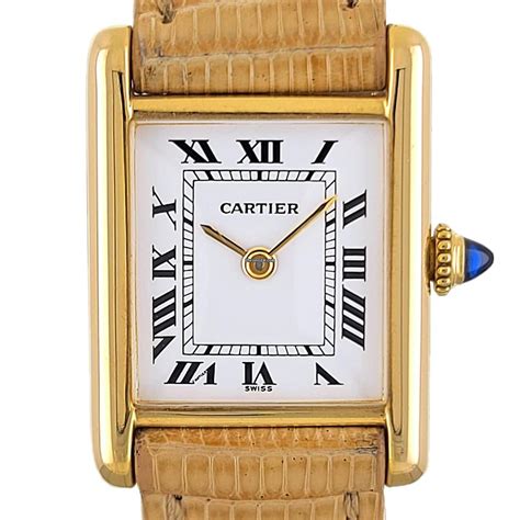 gebrauchte cartier uhr|cartier uhren tank.